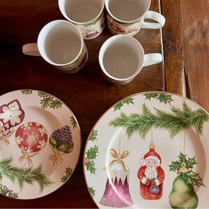 Festive Holiday Dinnerware Set 🎄